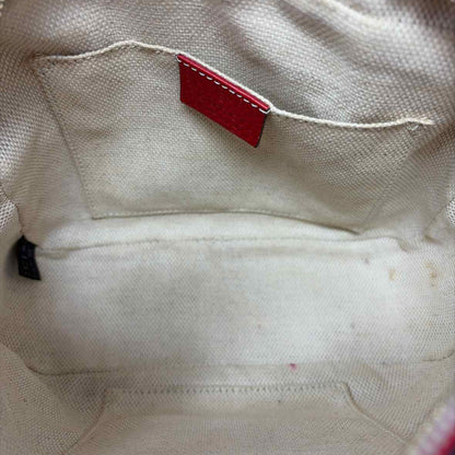 Pre-Owned Gucci Red Leather Designer Handbag