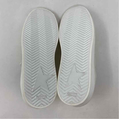 Pre-Owned Golden Goose White Leather Shoe Size 6.5 Designer Shoes