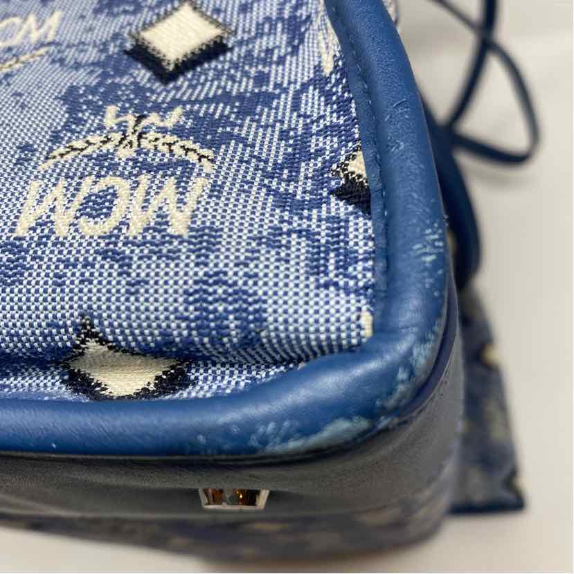 Pre-Owned MCM Denim Canvas Designer Handbag