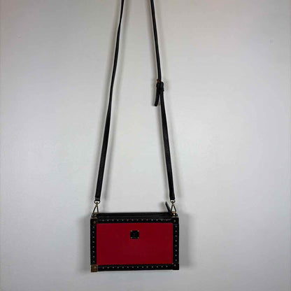 Pre-Owned MCM Red/Black Canvas Designer Handbag