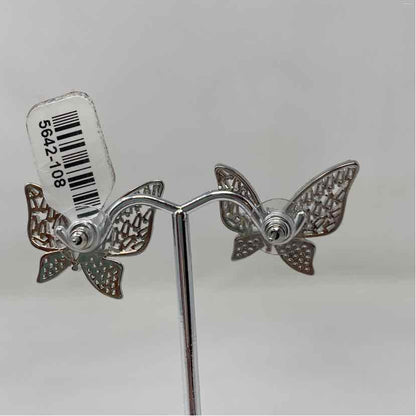 Silver Metal Earrings