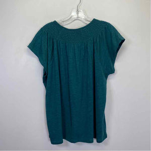 Pre-Owned Size L Garnett Hill Teal Top