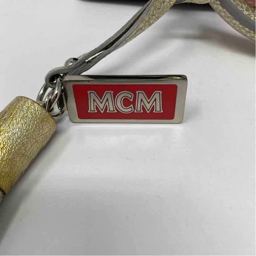 Pre-Owned MCM Black Multi Leather Designer Handbag