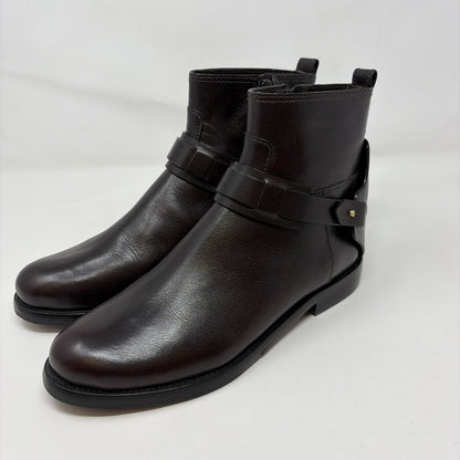 Pre-Owned Shoe Size 7 Tory Burch Brown Booties