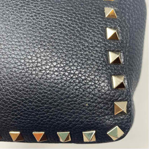 Pre-Owned Valentino Black Leather Designer Handbag