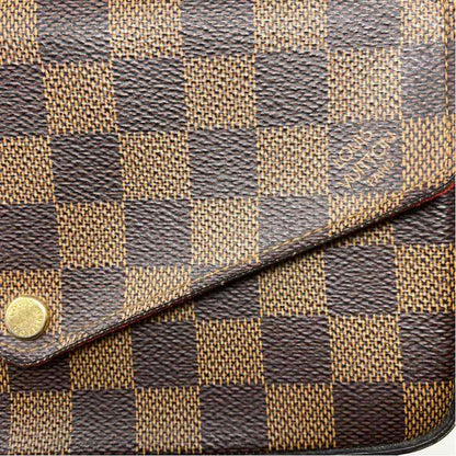 Pre-Owned Louis Vuitton Damier Eben Canvas Designer Handbag