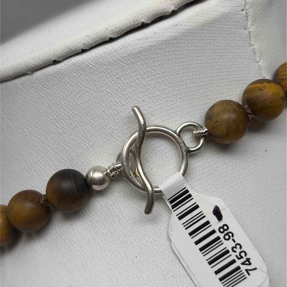 Pre-Owned Simon Sebbag Designs Brown Beaded Necklace