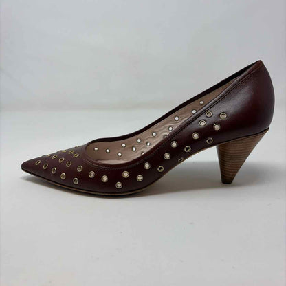 Pre-Owned Shoe Size 8.5 Sergio Rossi Cognac Heels
