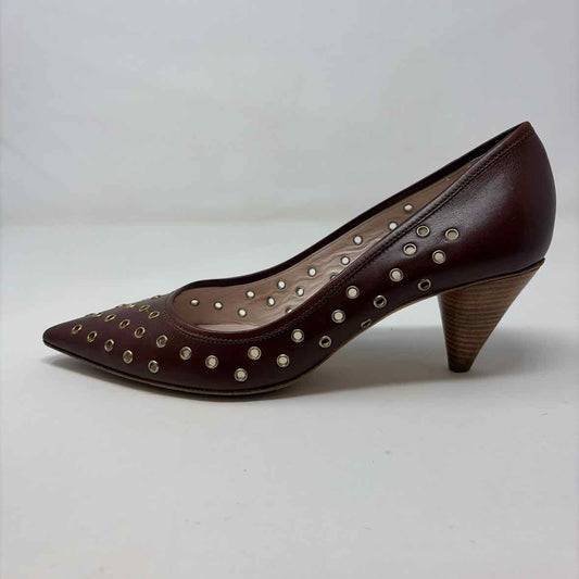 Pre-Owned Shoe Size 8.5 Sergio Rossi Cognac Heels