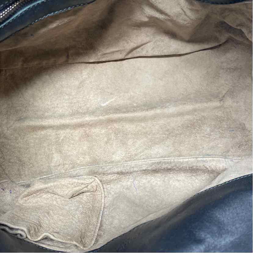 Pre-Owned Bottega Veneta Black Leather Designer Handbag