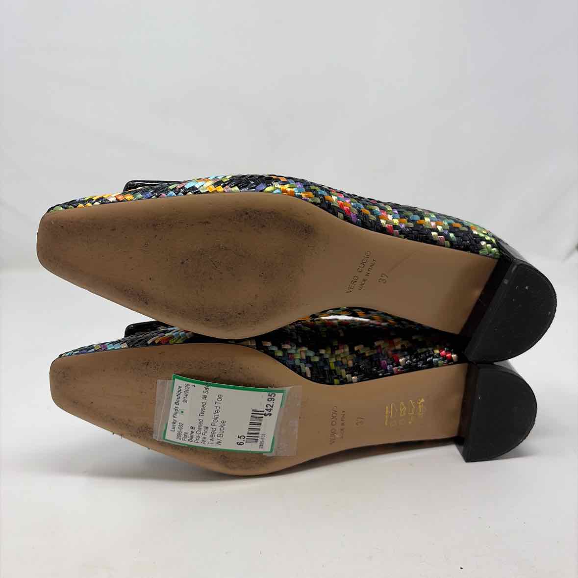 Pre-Owned Shoe Size 6.5 Diane B Tweed Flats