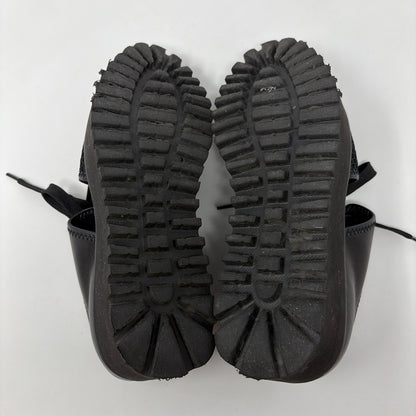Pre-Owned Shoe Size 6.5 All Black Black Wedge