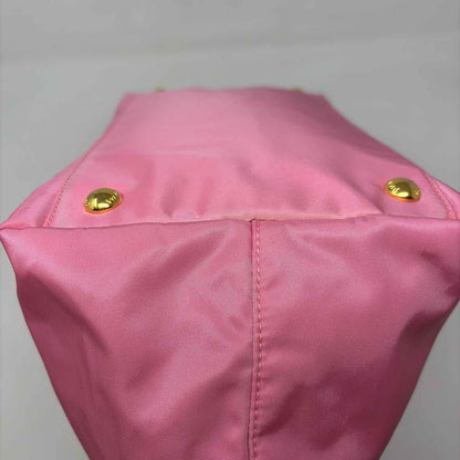 Pre-Owned Prada Pink Nylon Designer Handbag