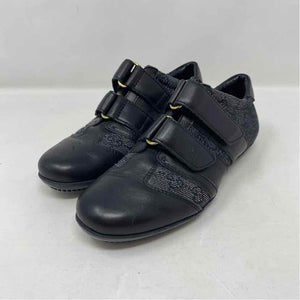 Pre-Owned Gucci Black Leather Shoe Size 6 Designer Shoes