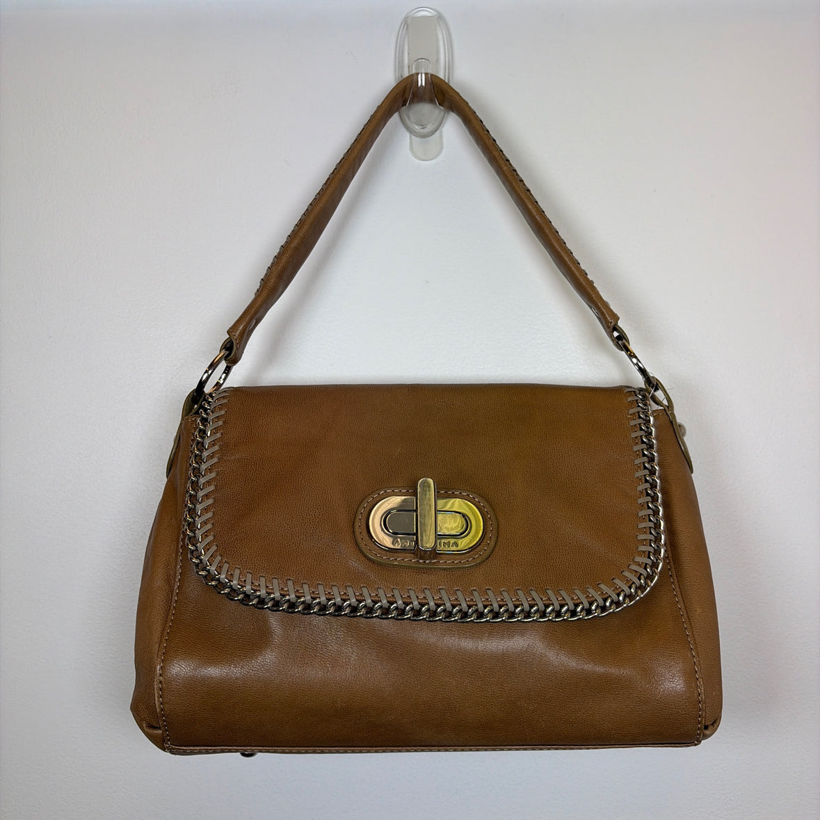 Pre-Owned Anteprima Tan Leather Handbag