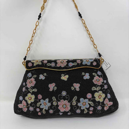 Pre-Owned Denise Francelle Black Multi Beaded Handbag
