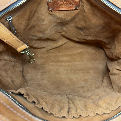 Pre-Owned Patricia Nash Tan Leather Handbag