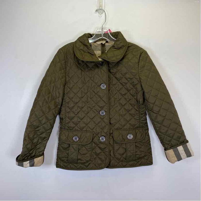 Pre-Owned Burberry Olive Nylon Women Size S Designer Clothes