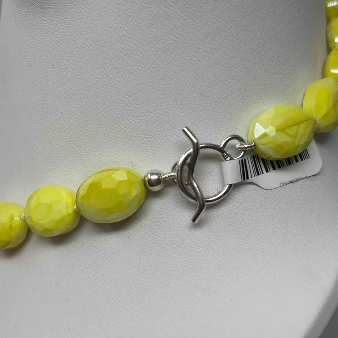 Pre-Owned Simon Sebbag Designs Yellow Beaded Necklace