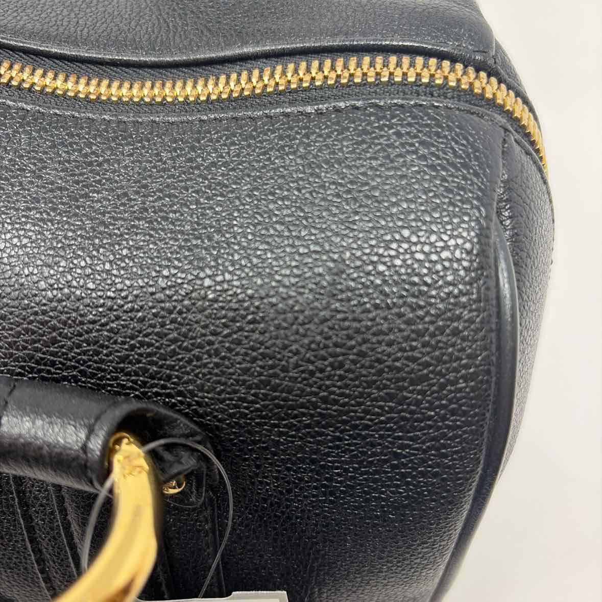 Pre-Owned MCM Black Leather Designer Handbag