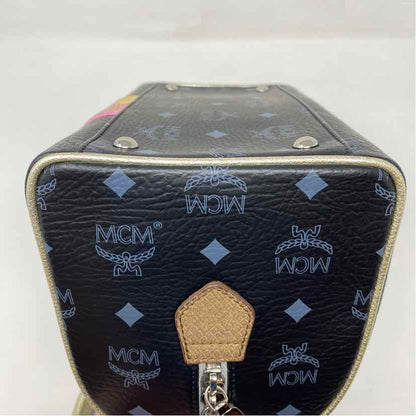 Pre-Owned MCM Black Multi Leather Designer Handbag