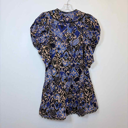 Pre-Owned Size M We Are All Pretty Girls Blue Multi Casual Dress