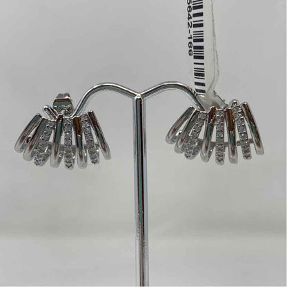 Silver Metal Earrings