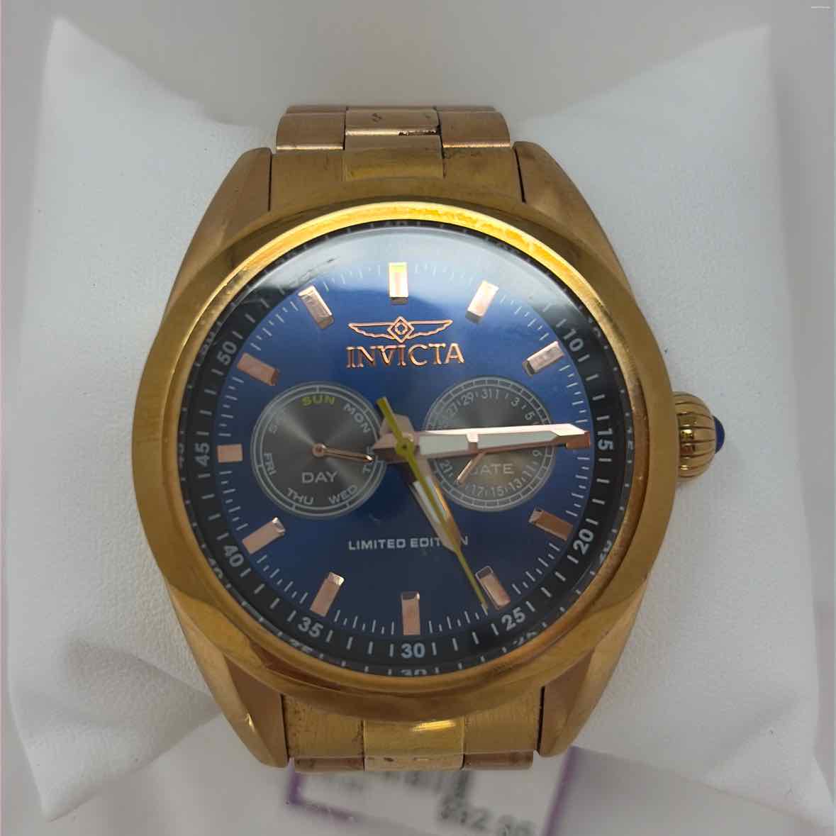 Pre-Owned Invicta Bronze Metal Watch