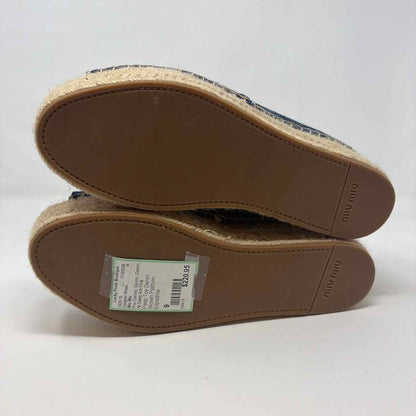 Pre-Owned Miu Miu Denim Denim Shoe Size 9 Designer Shoes