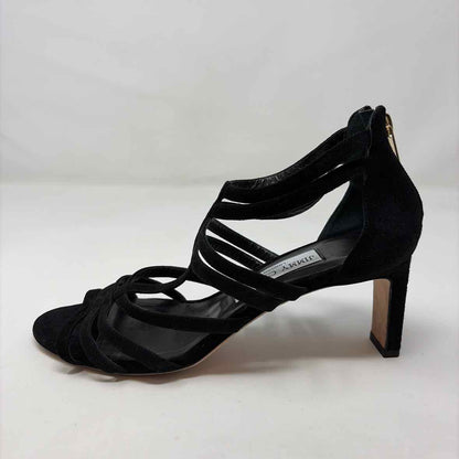 Pre-Owned Jimmy Choo Black Suede Shoe Size 7.5 Designer Shoes
