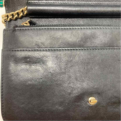 Pre-Owned Chanel Black Leather Designer Handbag