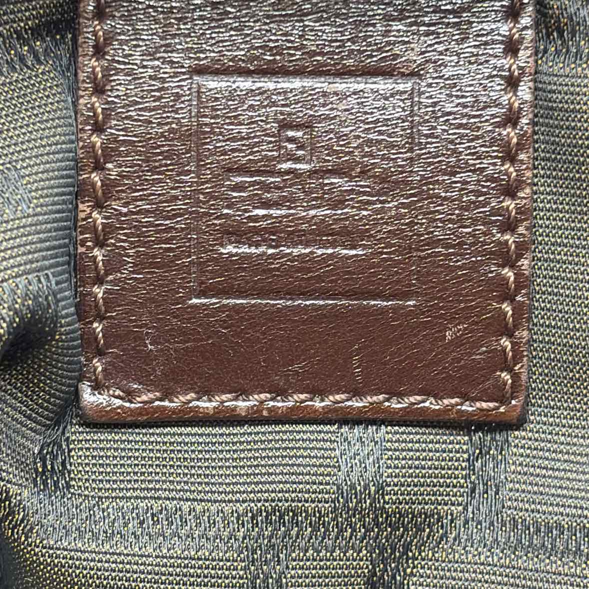 Pre-Owned Fendi Monogram Canvas Designer Handbag
