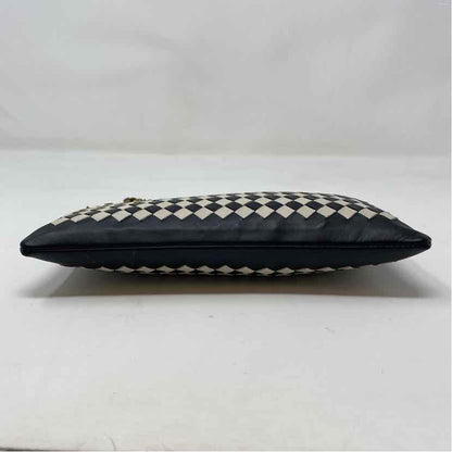 Pre-Owned Bottega Veneta Black/White Leather Designer Handbag