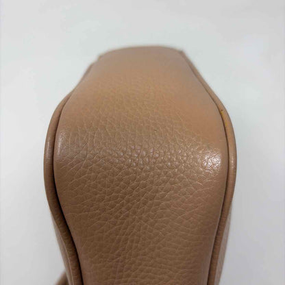 Pre-Owned Gucci Tan Leather Designer Handbag