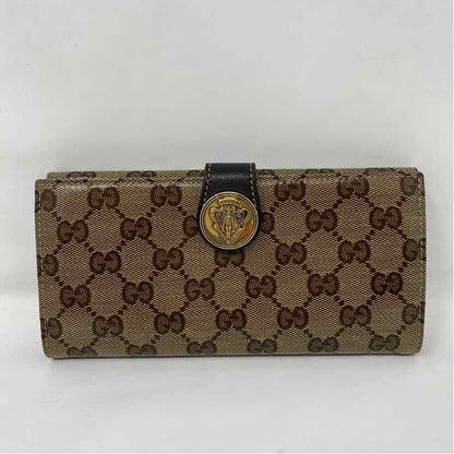 Pre-Owned Gucci Monogram Canvas Designer Wallet