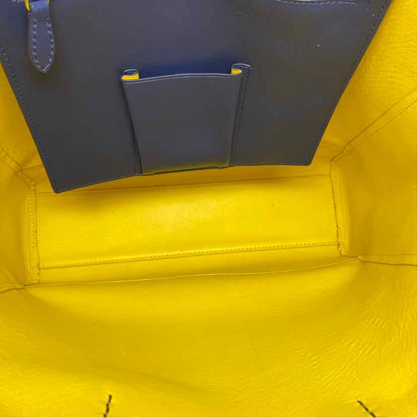 Pre-Owned Ralph Lauren Blue Leather Handbag