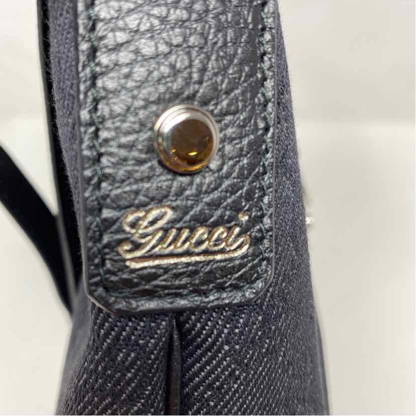 Pre-Owned Gucci Denim Canvas Designer Handbag