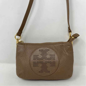 Pre-Owned Tory Burch Taupe Leather Handbag