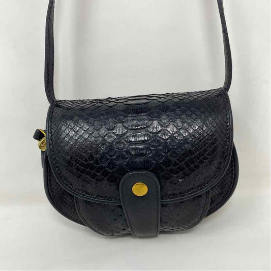 Pre-Owned MOMO Black Leather Handbag