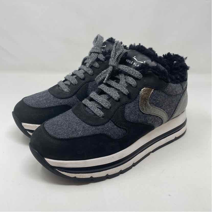 Pre-Owned Shoe Size 8.5 Voile Blanche Grey Multi Sneaker