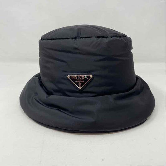 Pre-Owned Prada Black Nylon Designer Hats