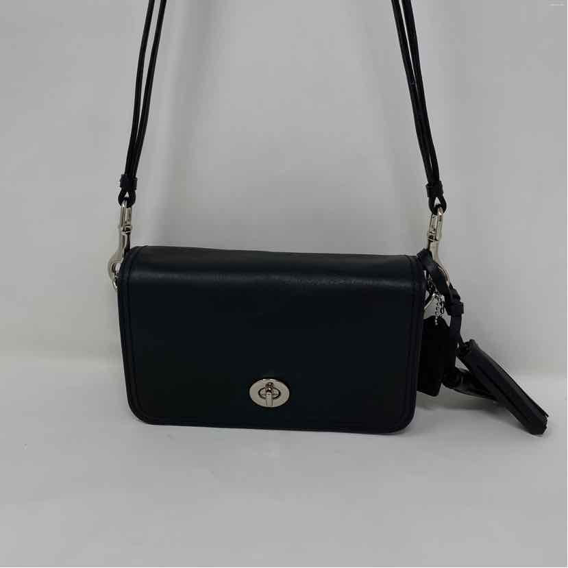 Pre-Owned Coach Black Leather Handbag