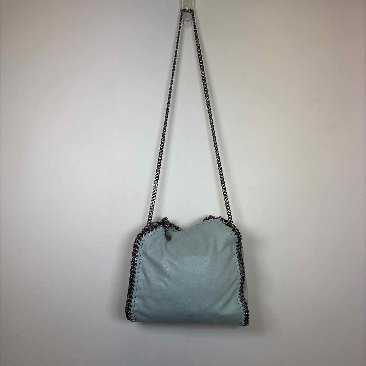 Pre-Owned Stella McCartney Blue faux leather Designer Handbag
