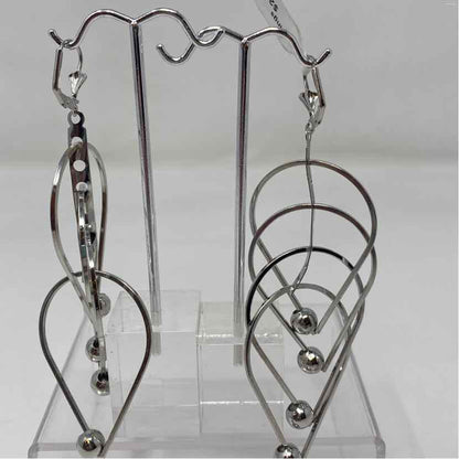 Silver Metal Earrings