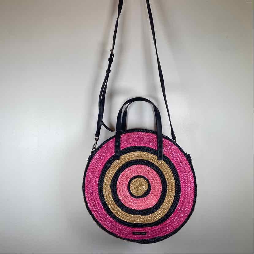 Pre-Owned Rebecca Minkoff Pink Straw Handbag