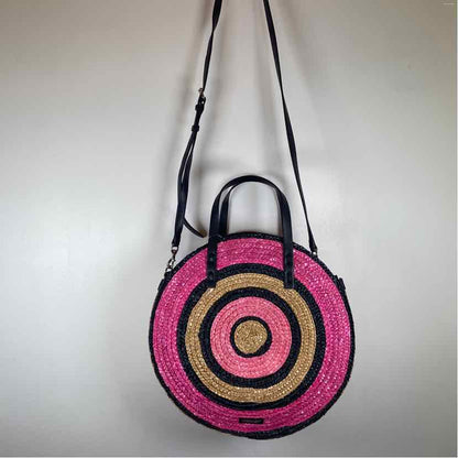 Pre-Owned Rebecca Minkoff Pink Straw Handbag
