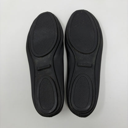 Pre-Owned Shoe Size 9.5 Tory Burch Black Flats