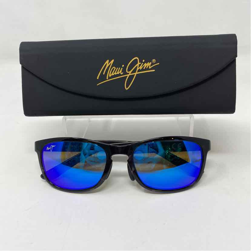 Pre-Owned Maui Jim Black Plastic Sunglasses
