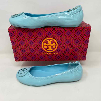 Pre-Owned Shoe Size 6.5 Tory Burch Light Blue Flats