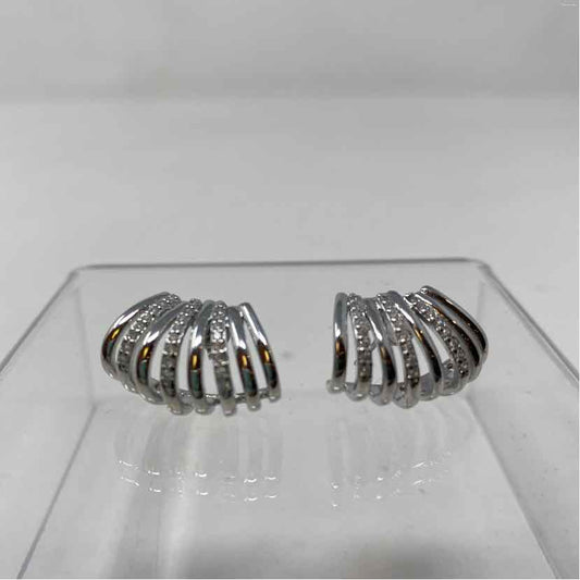 Silver Metal Earrings